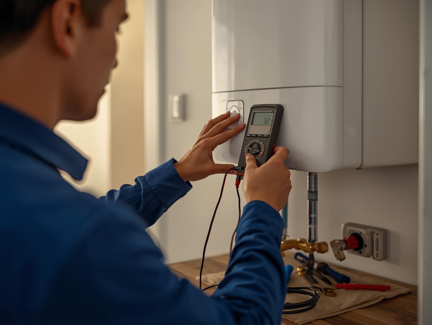 Caldera de gas natural