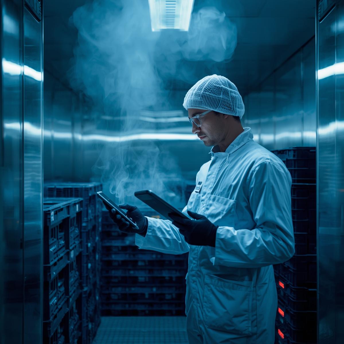 Interior cámara frigorífica